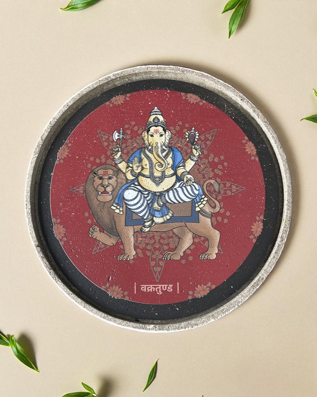 SUSHOBHAN THALI  - ASHTA VINAYAKA SET - Set of 8 (18.5 cm)