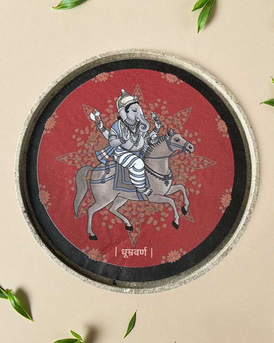 SUSHOBHAN THALI  - ASHTA VINAYAKA SET - Set of 8 (18.5 cm)