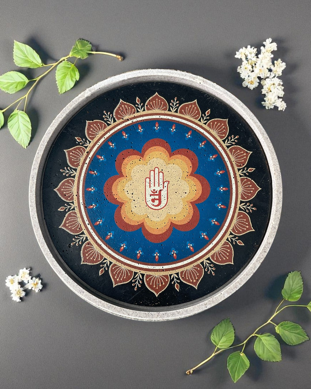 OM DECOR PLATE - 25 cm