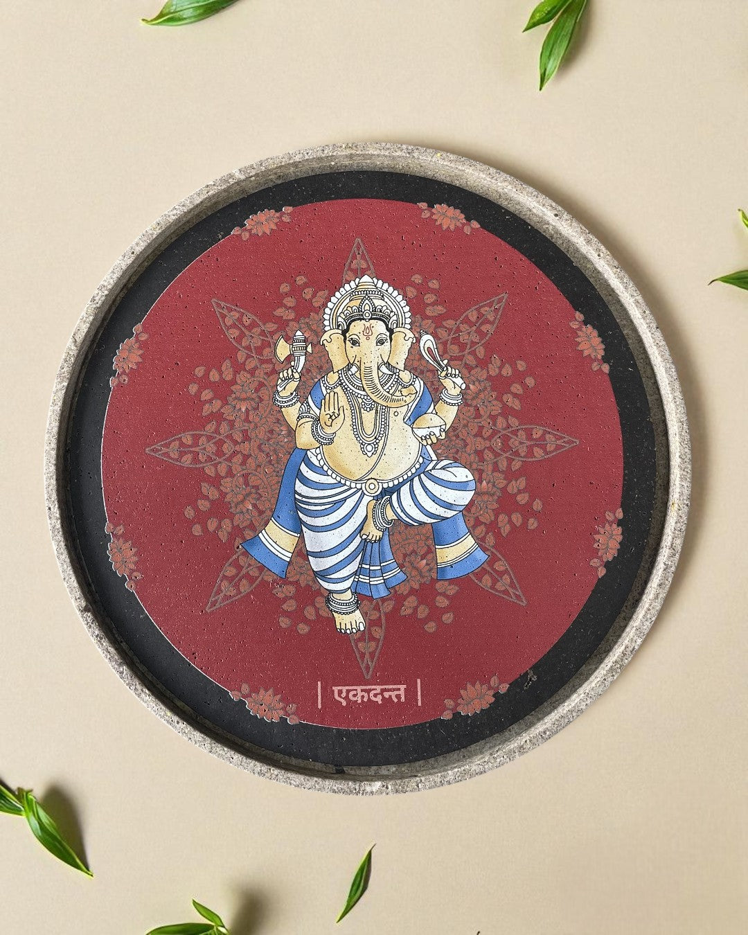 SUSHOBHAN THALI  - ASHTA VINAYAKA SET - Set of 8 (18.5 cm)