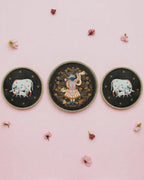 SUSHOBHAN THALI - Set of Purna Chhavi (25 cm) and Cows (18.5 cm)