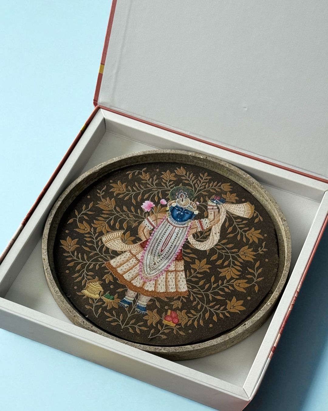 SUSHOBHAN THALI - Set of Purna Chhavi (25 cm) and Lotus (18.5 cm)
