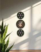 SUSHOBHAN THALI - Set of Purna Chhavi (25 cm) and Peacock (18.5 cm)