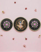 SUSHOBHAN THALI - Set of Purna Chhavi (25 cm) and Lotus (18.5 cm)
