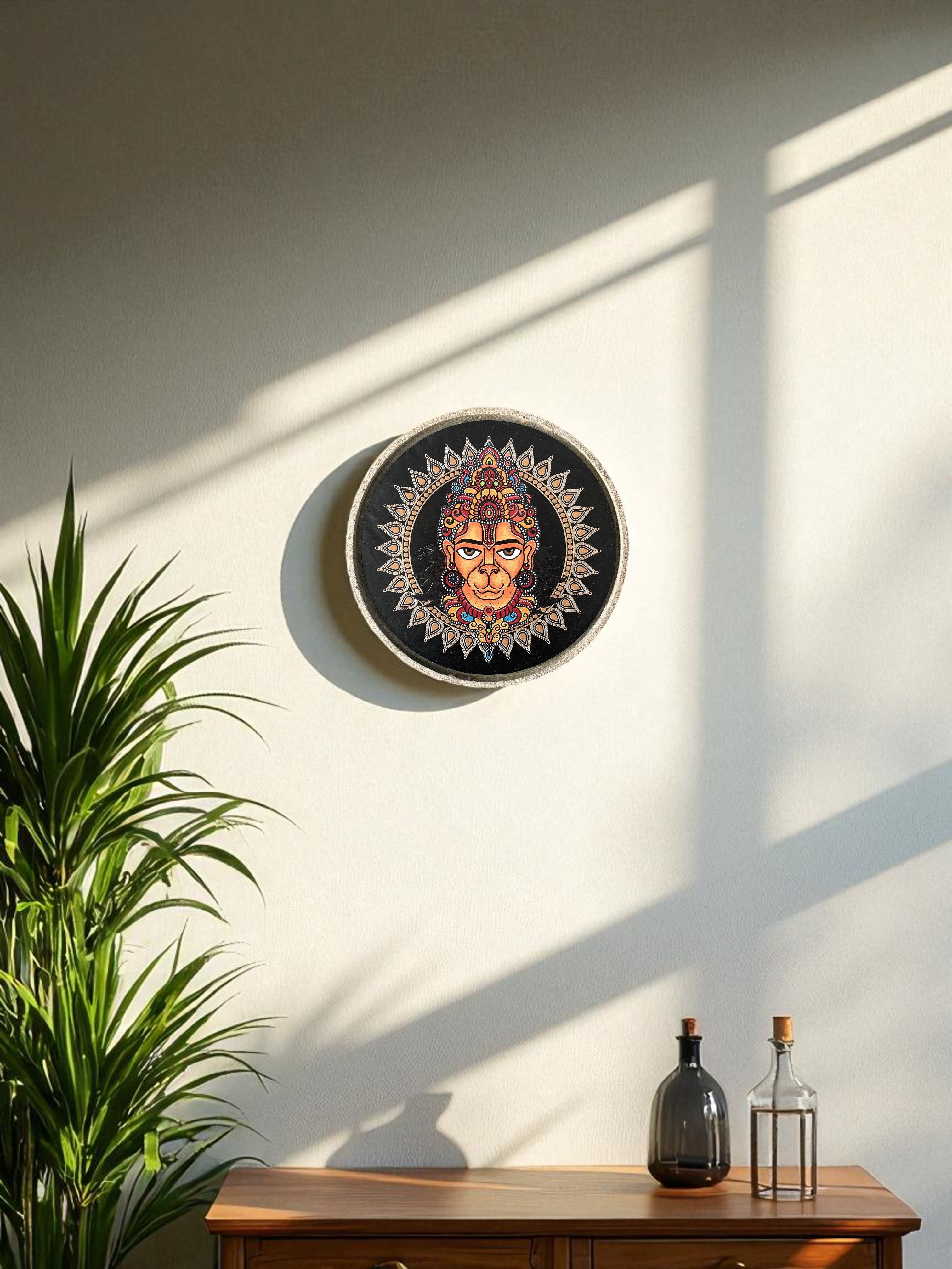 SUSHOBHAN THALI - Hanumanji Face (18.5 cm)