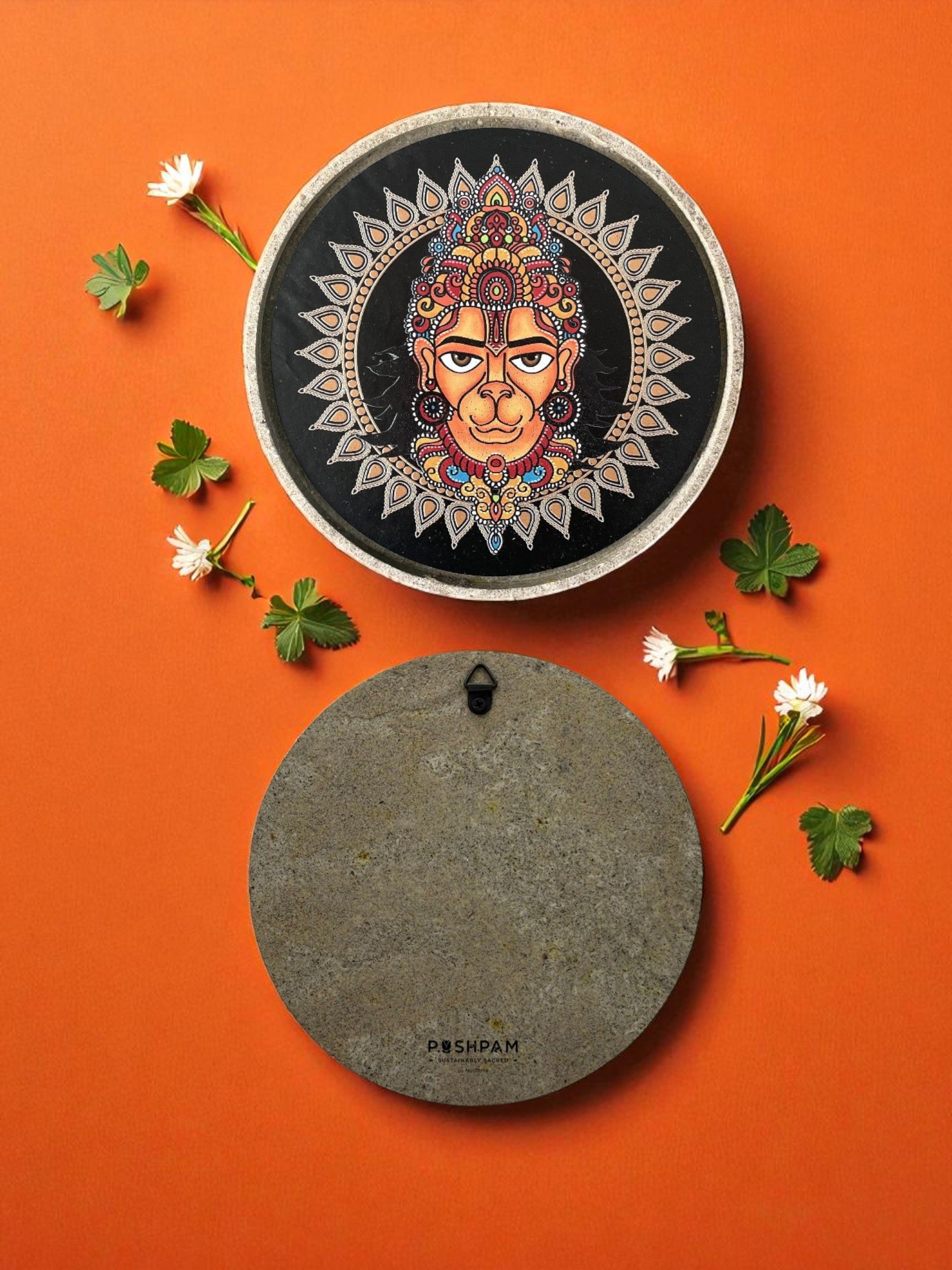 SUSHOBHAN THALI - Hanumanji Face (18.5 cm)