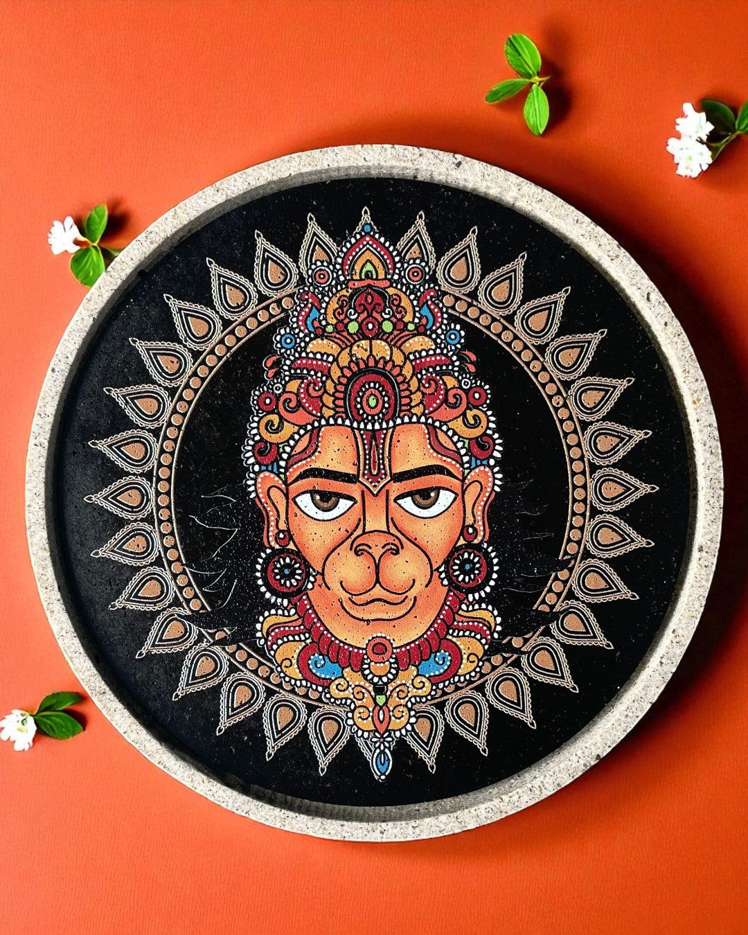 SUSHOBHAN THALI - Hanumanji Face (25 cm)