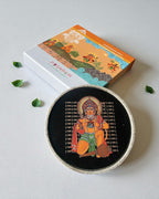 SUSHOBHAN THALI - Hanumanji with Shri Ram and Sitaji (18.5 cm)