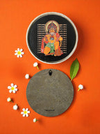 SUSHOBHAN THALI - Hanumanji with Shri Ram and Sitaji (25 cm)