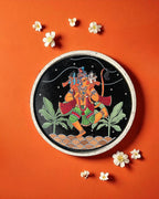 SUSHOBHAN THALI - Hanumanji with Shri Ram and Lakshman (18.5 cm)