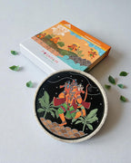 SUSHOBHAN THALI - Hanumanji with Shri Ram and Lakshman (18.5 cm)