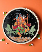 SUSHOBHAN THALI - Hanumanji with Shri Ram and Lakshman (25 cm)