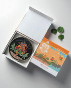 SUSHOBHAN THALI - Hanumanji with Shri Ram and Lakshman (25 cm)