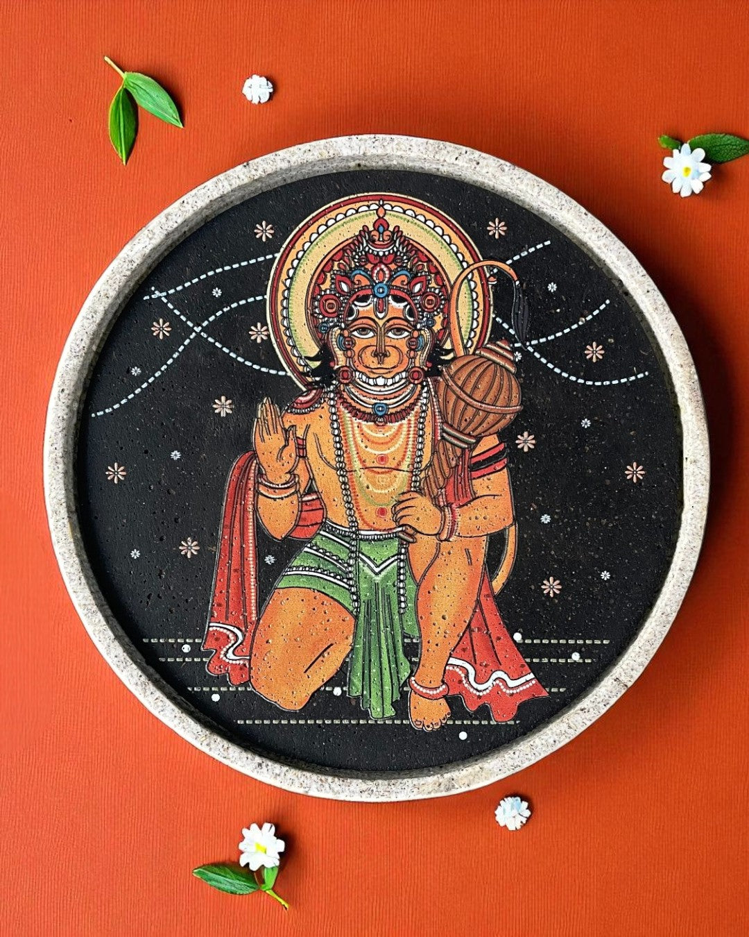 SUSHOBHAN THALI - Hanumanji Blessing Posture (25 cm)