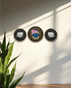 SUSHOBHAN THALI - Set of Mukharvind (25cm) and Cows (18.5 cm)