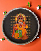 SUSHOBHAN THALI - Hanumanji with Shri Ram and Sitaji (25 cm)