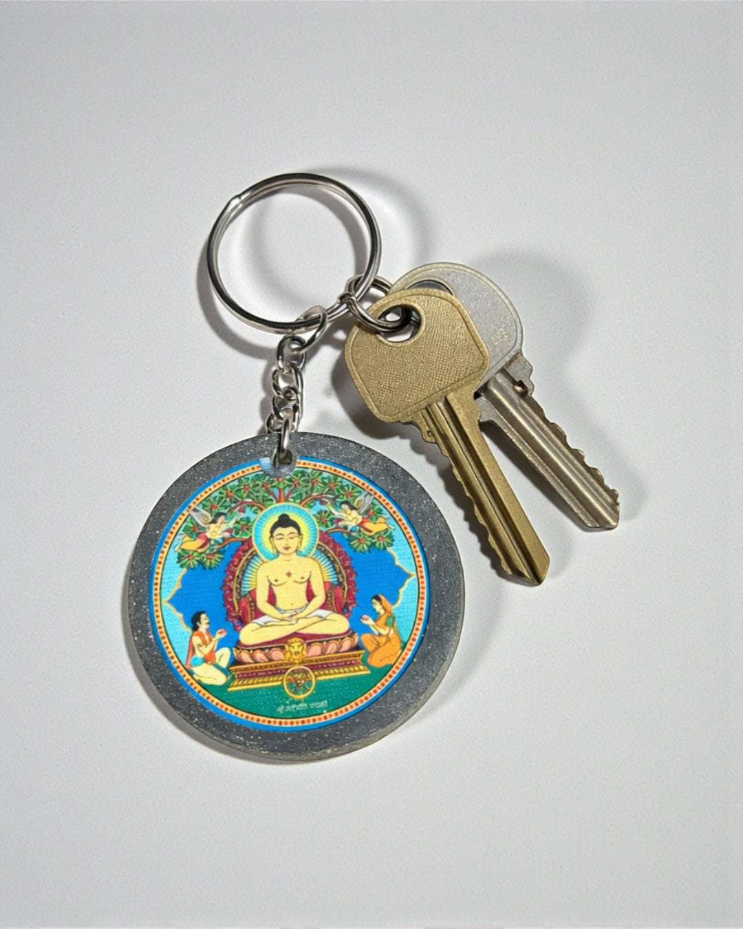 SUSTAINABLE BHAKTI KEYCHAIN- BHAGWAN MAHAVIR SWAMI