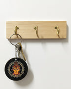 SUSTAINABLE BHAKTI KEYCHAIN- Radiant Hanumanji - Pushpam