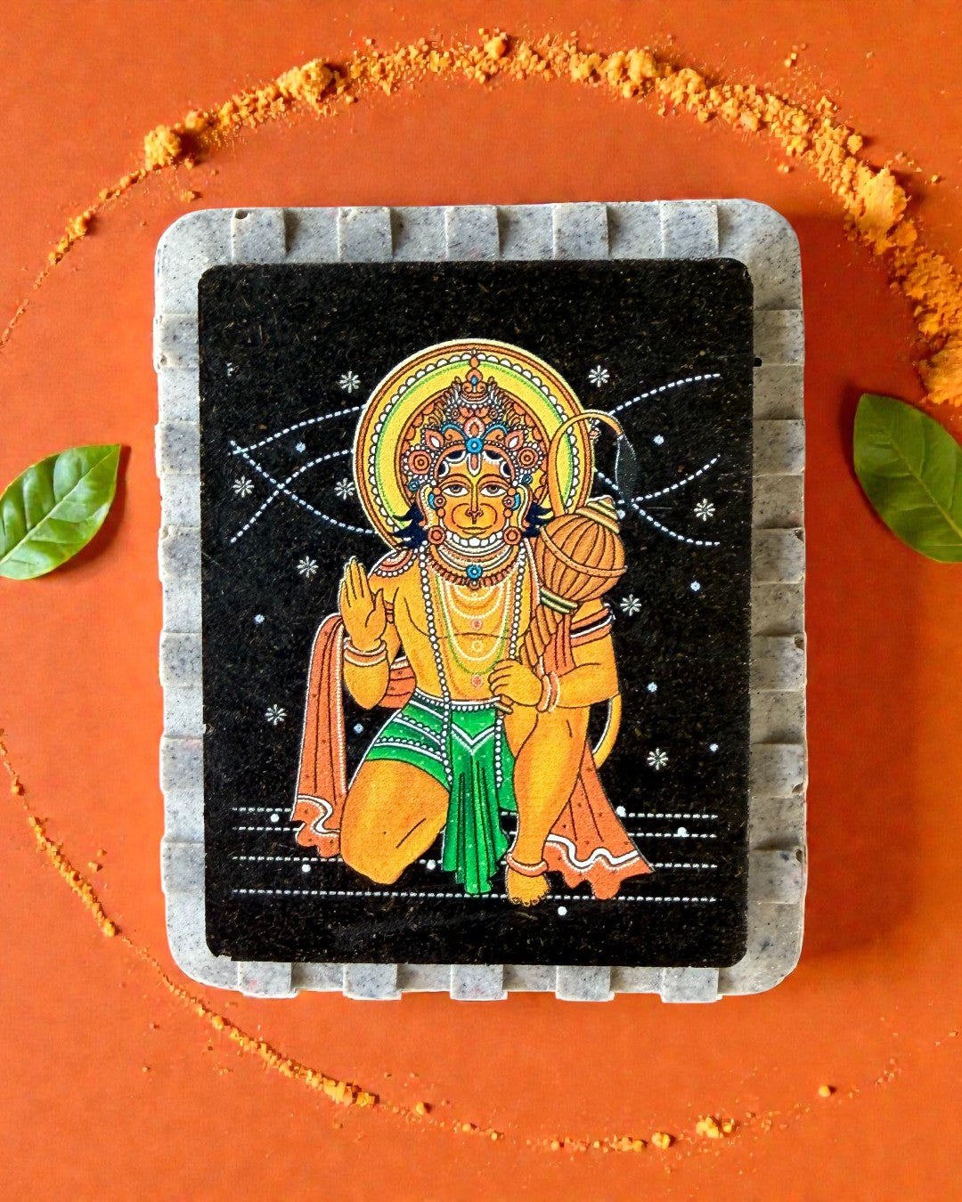 SUSTAINABLE PRASAAD MUDRIKA - Hanumanji Blessing Posture (Rectangle)