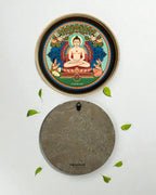 MAHAVIR SWAMI DECOR PLATE - 18.5 cm