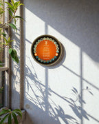 NAVKAR MANTRA DECOR PLATE - 25 cm