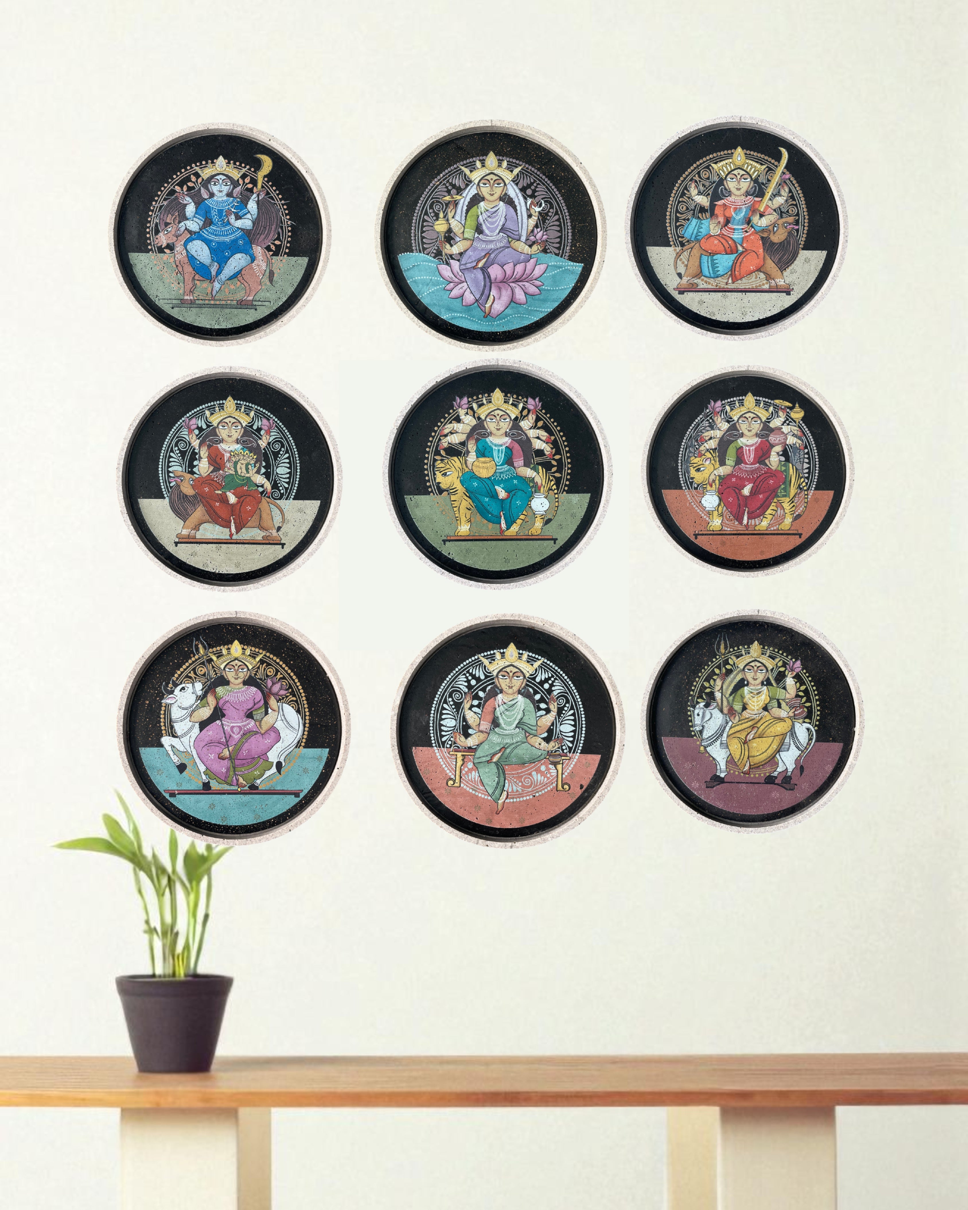 SUSHOBHAN THALI - NAVDURGA SET (25 cm)