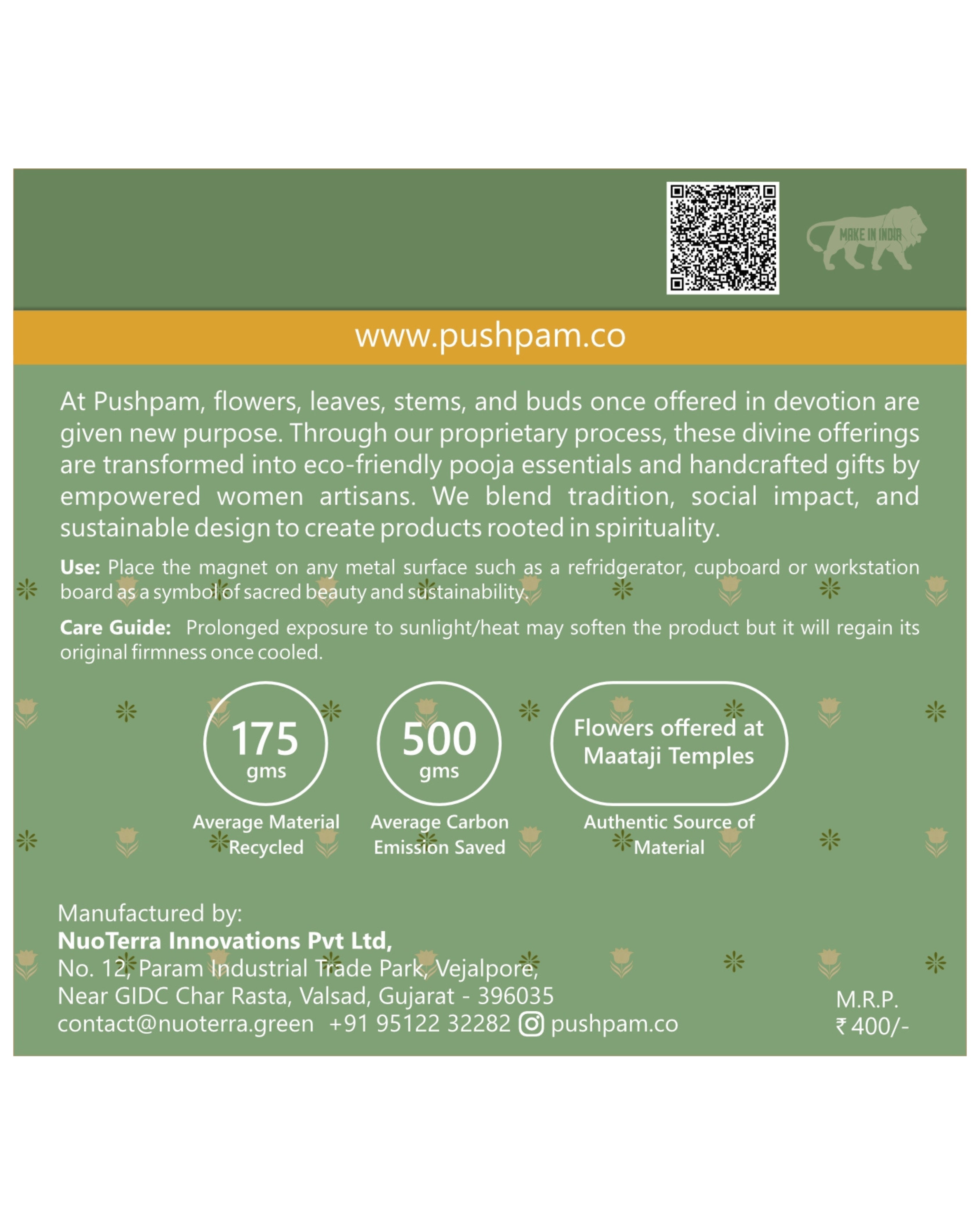 AASTHA MAGNET - Saraswati (Circle)