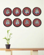 SUSHOBHAN THALI  - ASHTA VINAYAKA SET - Set of 8 (25 cm)