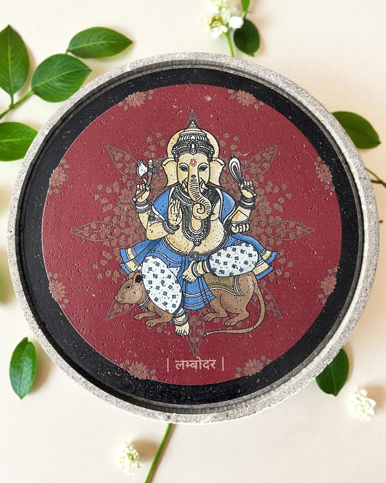 SUSHOBHAN THALI  - ASHTA VINAYAKA SET - Set of 8 (25 cm)
