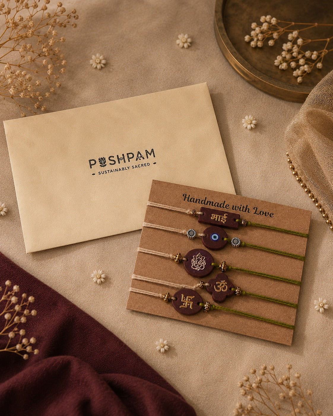 Eco Rakhi Combo Set of 5