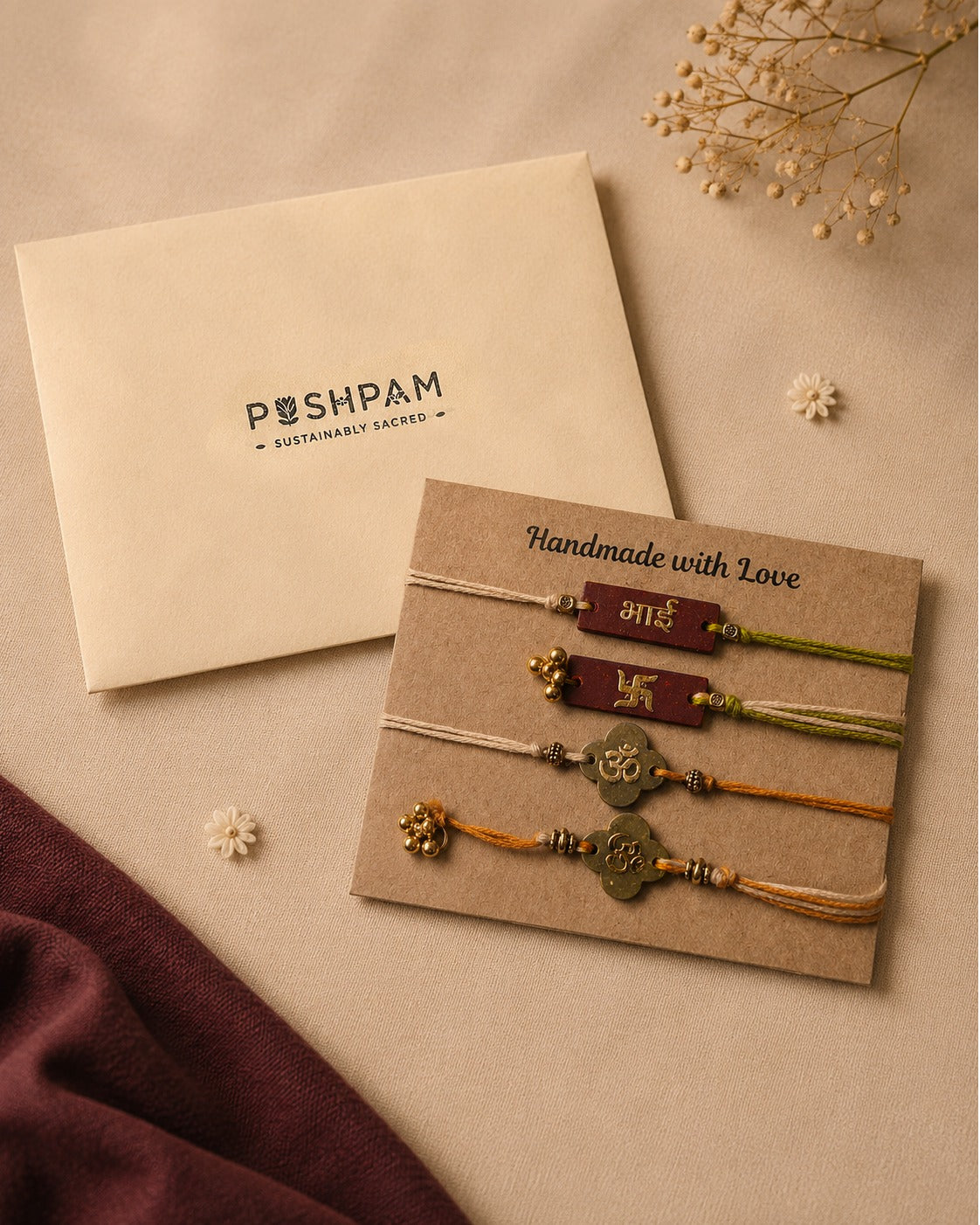 Eco Rakhi Combo Set of 2 A