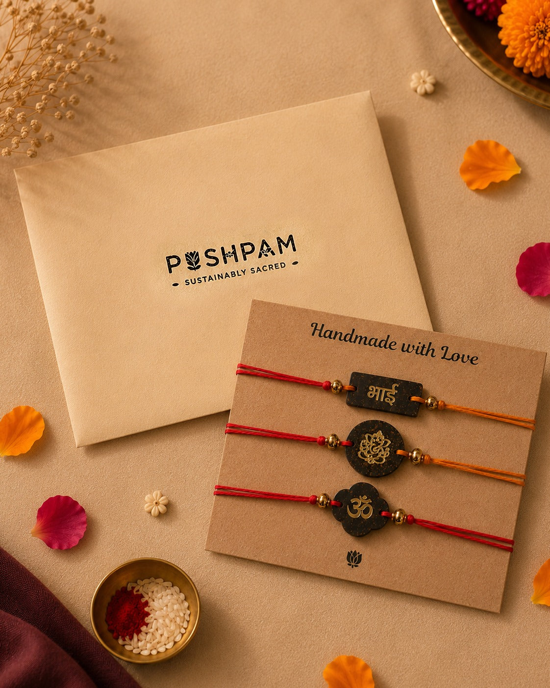 Eco Rakhi Combo Set of 3