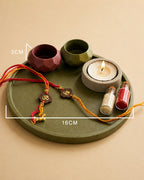Eco Puja Thali Green