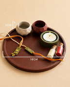 Eco Puja Thali Red