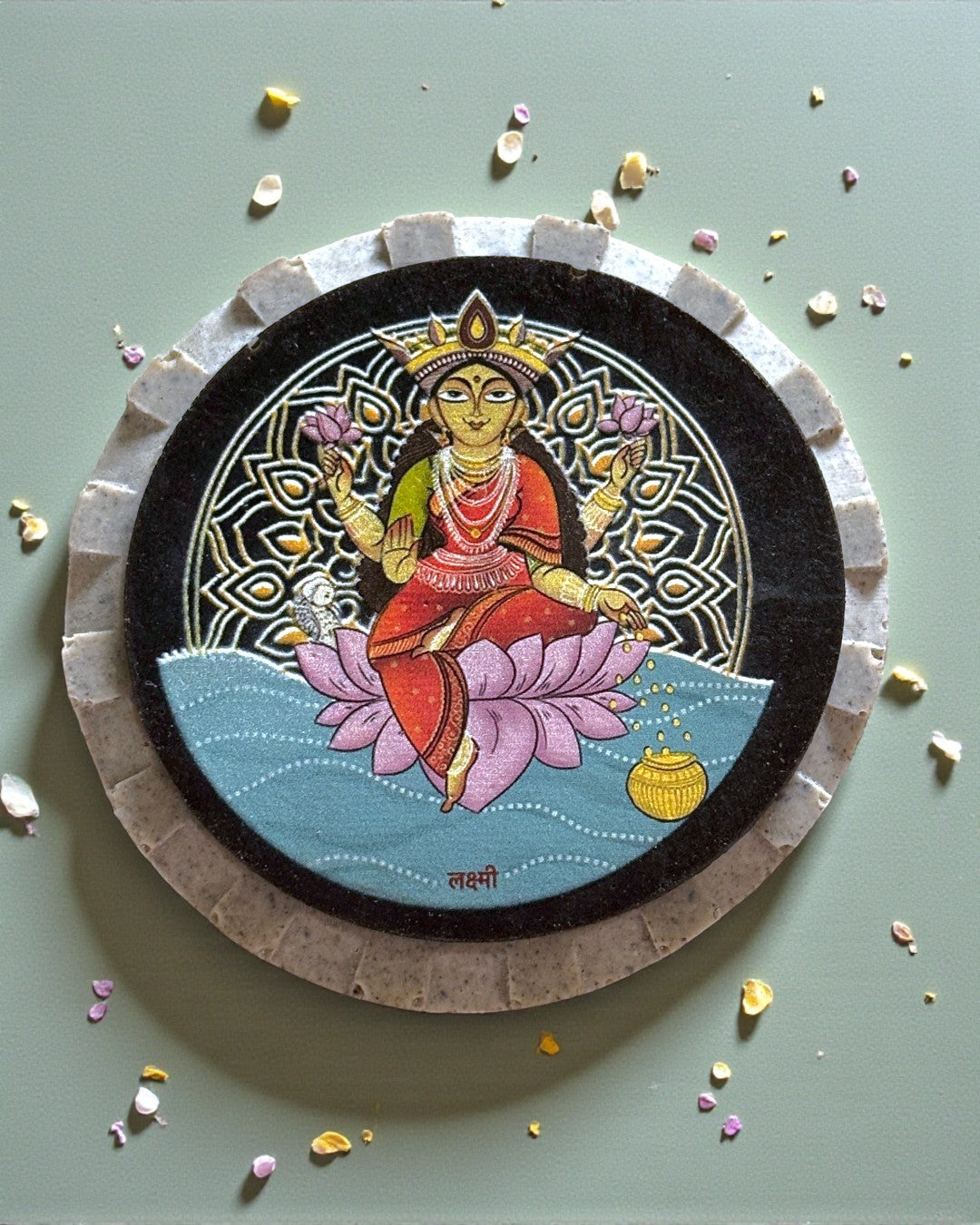 TRIDEVI AASTHA MAGNET SET (Circle)