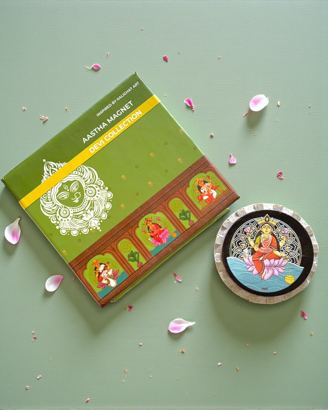 TRIDEVI AASTHA MAGNET SET (Circle)