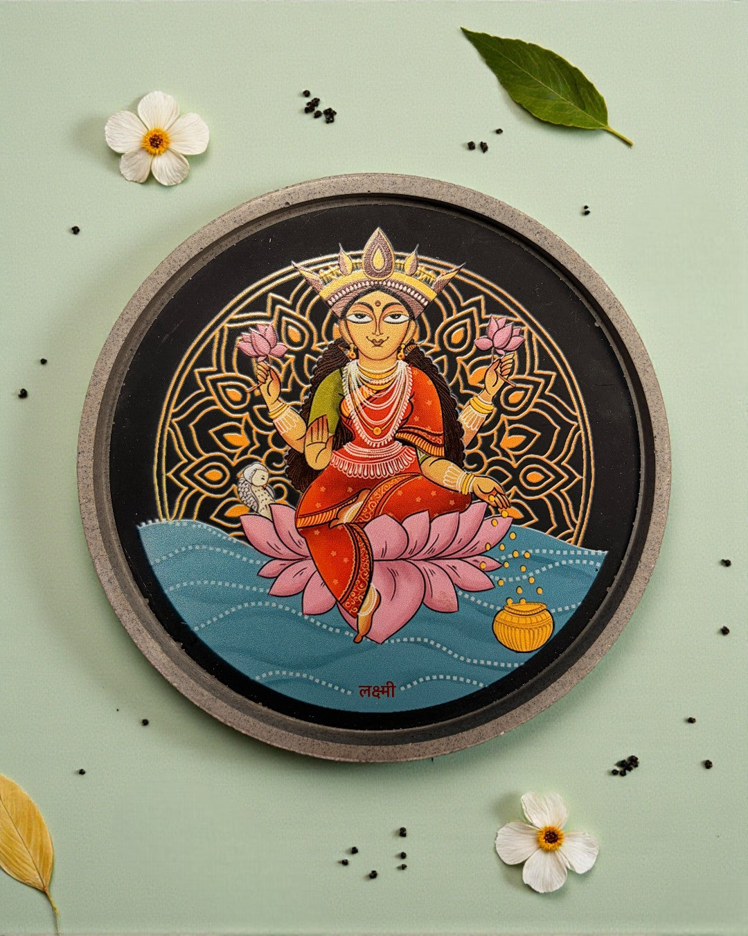 TRIDEVI SUSHOBHAN THALI SET (18.5 CM)