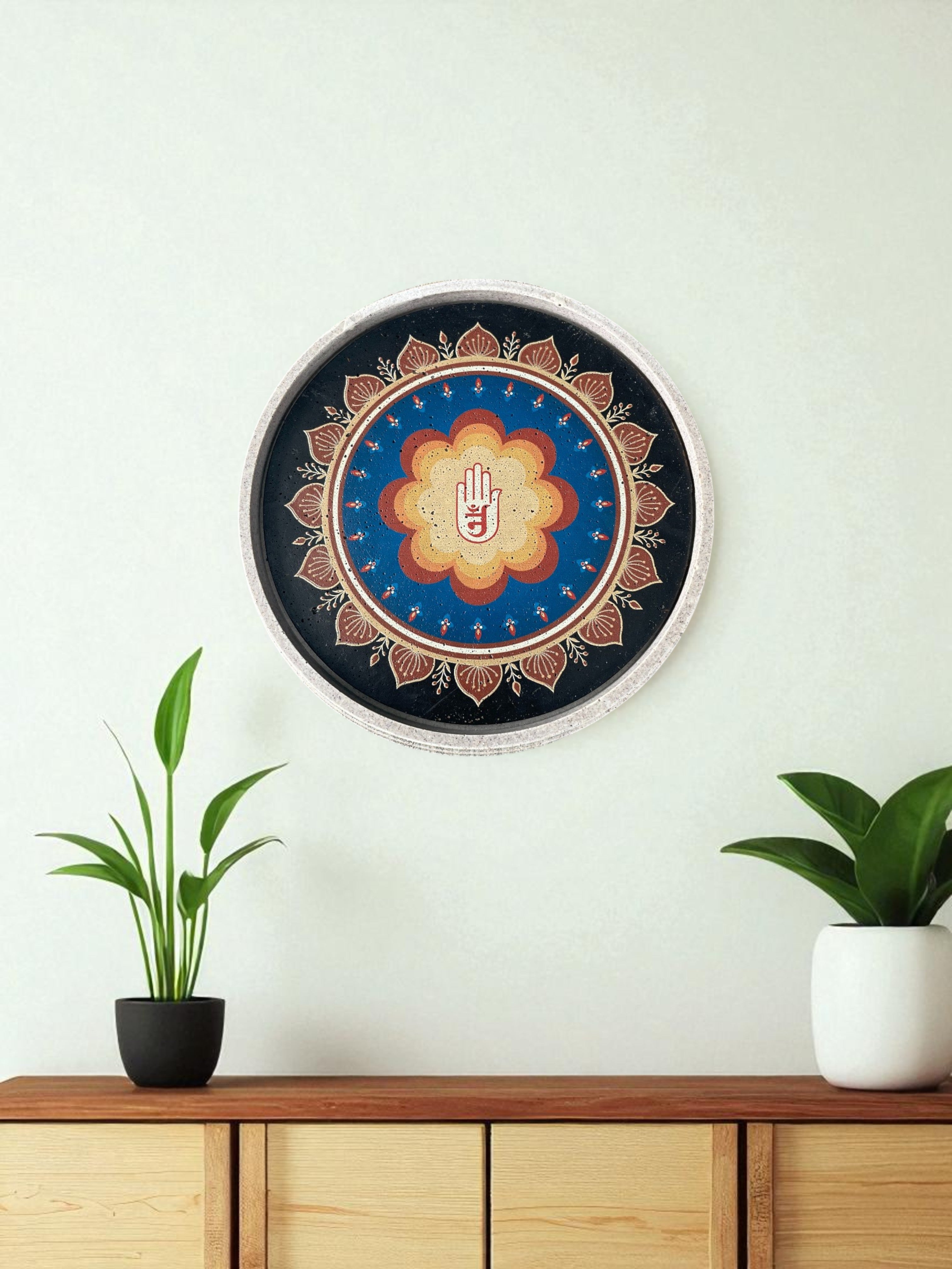 OM DECOR PLATE - 18.5 cm