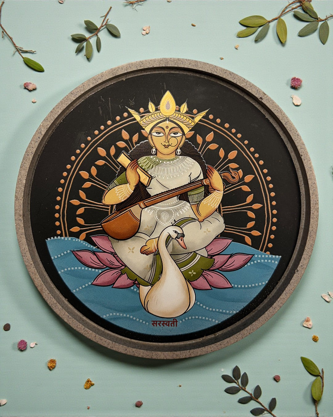 SUSHOBHAN THALI - SARASWATI (25 cm)