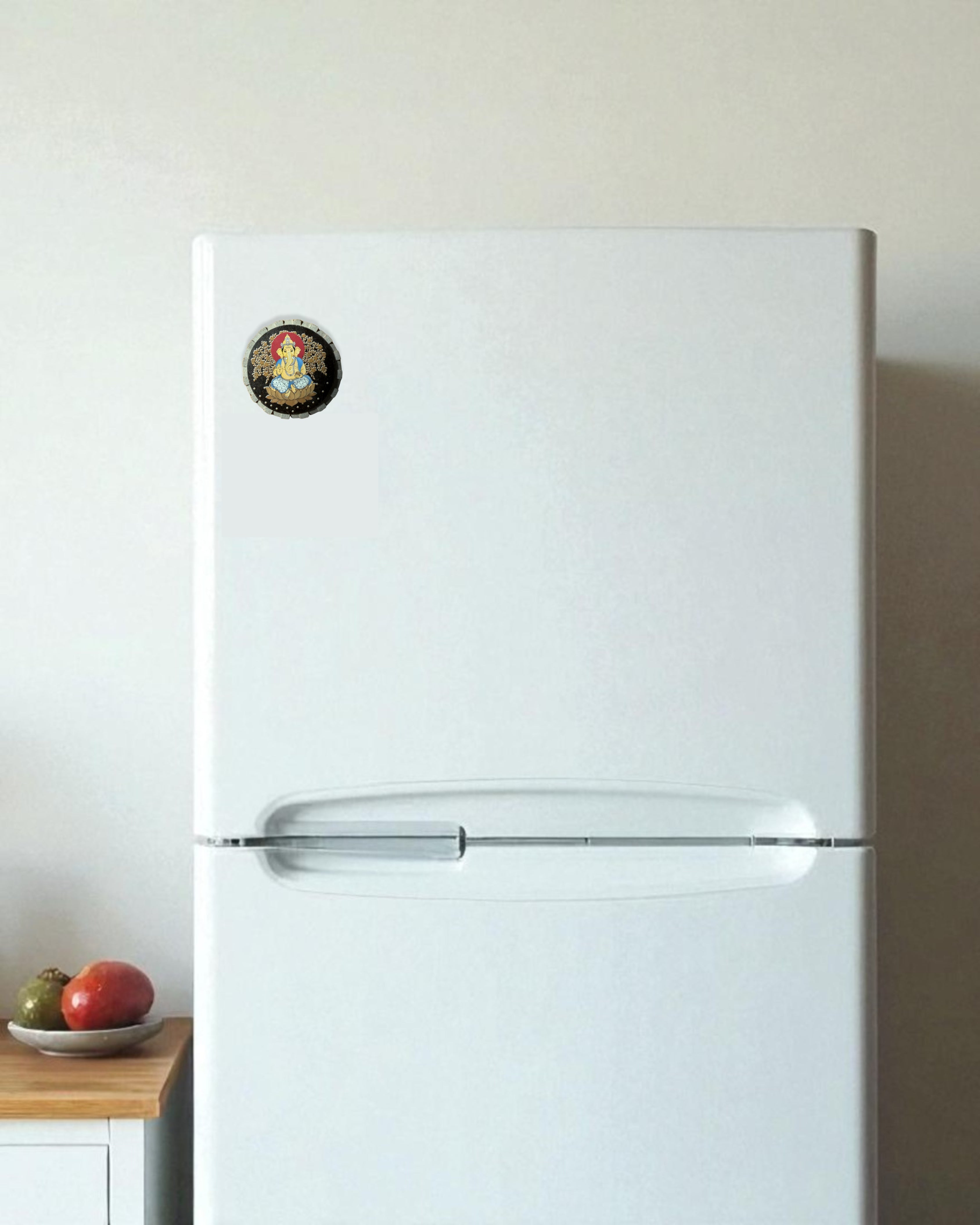 AASTHA MAGNET -  Blessing by Ganesha  (Circle)