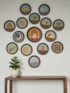 Eco-friendly Jain wall decor 14 Swapna set Mahavir Swami dreams